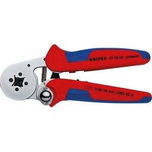Knipex Szczypce dźwigniowe do zagniatania 97 55 04