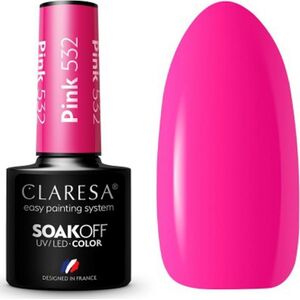 Claresa CLARESA Lakier hybrydowy PINK 532 -5g