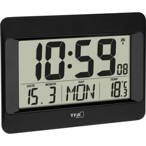 TFA TFA 60.4519.01 Radio Controlled Clock with Temperature