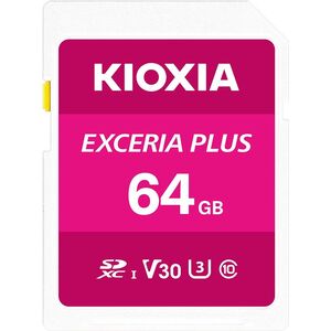Karta Kioxia Exceria Plus SDXC 64 GB Class 10 UHS-I/U3 V30 (LNPL1M064GG4)