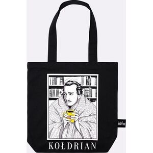 Nadwyraz.com Torba bawełniana czarna Kołdrian