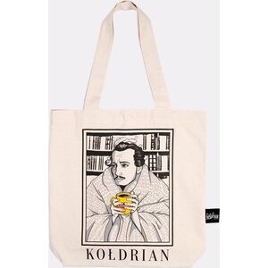 Nadwyraz.com Torba bawełniana ecru Kołdrian