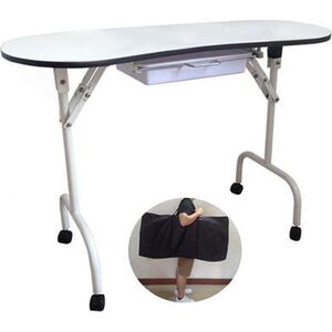 Activeshop BIURKO SKŁADANE 4031 BIAŁE + TORBA