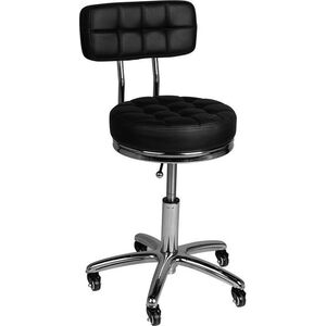 Activeshop TABORET KOSMETYCZNY AM-877 CZARNY