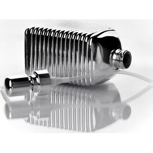 Dozownik do mydła Bathlab TESSA Silver Dozownik h19cmx7.8cm