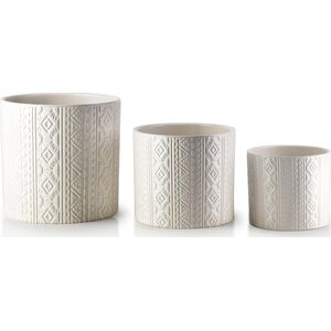 Affek Design NEVA Komplet 3 doniczek                 XL19.5xh19cm L16xh14cm M13.5xh12cm