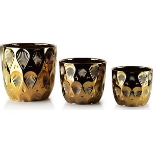 Affek Design NEVA Komplet 3 doniczek                 XL20xh19.5cm L16xh14.5cm M14x12.5cm