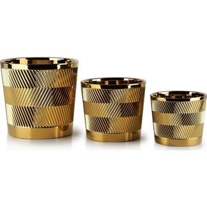 Affek Design NEVA Komplet 3 doniczek                 XL20xh19cm L16.5xh14.5cm M13.5xh11cm