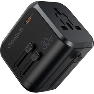 Choetech PD5008-BK 3x USB-A 1x USB-C 3 A (6932112102010)