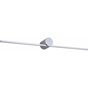 Kinkiet Light Prestige Kinkiet nad lustro Modern Slim chrom podłużna lampa ścienna