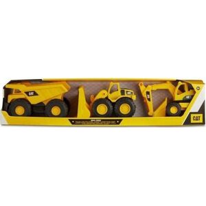 BigBuy Fun Zestaw Samochodów Żółty Plastikowy 18 cm (3 pcs)