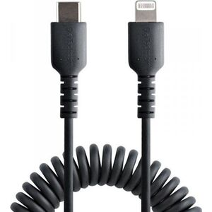 Kabel USB StarTech USB-C - Lightning 0.5 m Czarny (RUSB2CLT50CMBC)