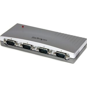 Adapter USB StarTech USB - RS-232 x4 Szary  (S55056332)