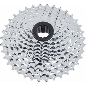 Microshift Kaseta MICROSHIFT XLE 10.rzędowa, Stalowa, Kompatybilna z Shimano, 11-13-15-17-19-21-24-28-32-36, Chrom, (NEW)