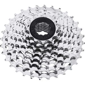 Microshift Kaseta MICROSHIFT MEZZO/R8, 8.rzędowa, Stalowa, Kompatybilna z Shimano, 12-13-15-18-21-24-28-32, Nikiel (NEW)
