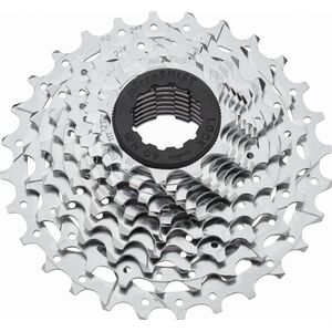 Microshift Kaseta MICROSHIFT R10 10.rzędowa, Stalowa, Kompatybilna z Shimano, 11-12-13-14-15-17-19-21-23-25, Chrom (NEW)