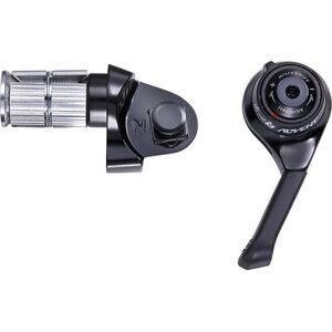 Microshift Manetka MICROSHIFT ADVENT, Prawa, 9.rzędowa, Nie kompatybilna z Shimano, Bar End Shifter, Friction/Indeksowanie (NEW)