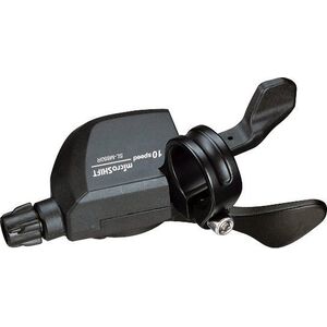 Microshift Manetka MICROSHIFT XLE, Prawa, 10.rzędowa, Kompatybilna z Shimano, Xpress Trigger, Bez Wskaźnika Przełożeń (NEW)