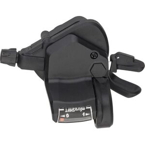 Microshift Manetka MICROSHIFT, Prawa, 9.rzędowa, Kompatybilna z Shimano, Thumb Tap, Optyczny Wskaźnik Przełożeń (NEW)