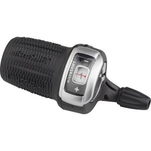 Microshift Manetka MICROSHIFT, Lewa, 3.rzędowa, Kompatybilna z Shimano, Twist Shifter, Friction/Optyczny Wskaźnik Przełożeń (NEW)