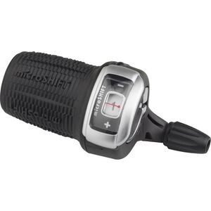Microshift Manetka MICROSHIFT, Lewa, 3.rzędowa, Kompatybilna z Shimano, Twist Shifter, Optyczny Wskaźnik Przełożeń (NEW)