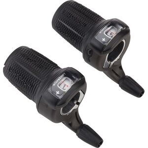 Microshift Manetki MICROSHIFT, Para, 8.rzędowe(3x8), Kompatybilne z Shimano, Twist Shifter, Optyczny Wskaźnik Przełożeń (NEW)