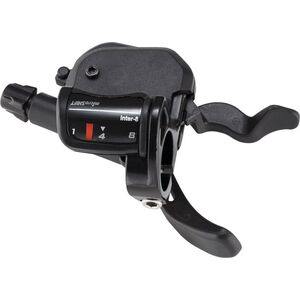 Microshift Manetka MICROSHIFT, Prawa, 8.rzędowa, Kompatybilne z Shimano, Xpress Shifter, Optyczny Wskaźnik Przełożeń, Czarna (NEW)