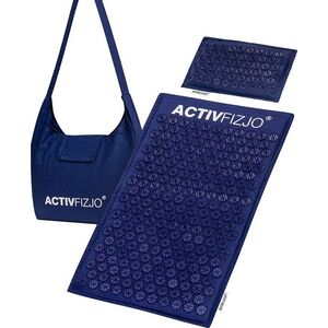 Activeshop MATA DO AKUPRESURY ACTIVFIZJO PREMIUM NATURAL GRANATOWA Z PODUSZKĄ