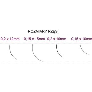 Syis SYIS - RZĘSY J 0,20x 10mm 0,25g