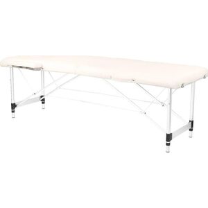 Activeshop STÓŁ SKŁADANY DO MASAŻU ALUMINIOWY KOMFORT ACTIV FIZJO 2 SEGMENTOWE CREAM