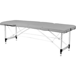 Activeshop STÓŁ SKŁADANY DO MASAŻU ALUMINIOWY ACTIV FIZJO KOMFORT 3 SEGMENTOWY SZARY