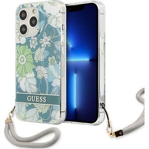 Guess Etui Guess GUHCP13XHFLSN Apple iPhone 13 Pro Max zielony/green hardcase Flower Strap