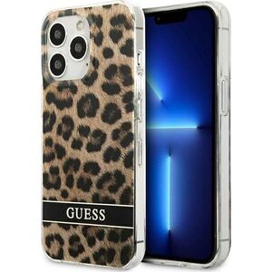 Guess Etui Guess GUHCP13LHSLEOW Apple iPhone 13 Pro brązowy/brown hardcase Leopard