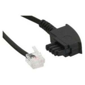 InLine InLine® ADSL splitter cable, TAE-F to 6P2C DEC plug 2m
