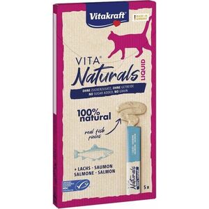 Vitakraft VITAKRAFT KOT 6x15g NATURALS LIQUID  SALMON /11