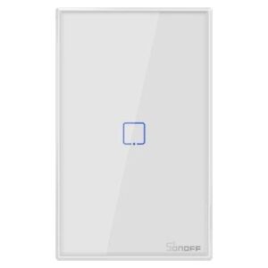 Sonoff T2US1C - 1-gang Wi-Fi Smart Wall Switch US - White