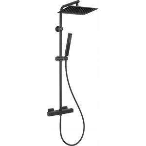 Invena SHOWER COLUMN SVART TERMOSTATIC BLACK