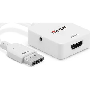 Adapter AV Lindy DisplayPort - HDMI biały (38303)
