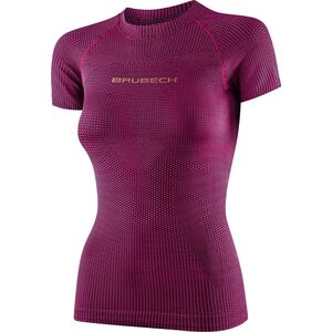 Brubeck Koszulka damska 3D PRO z krótkim rękawem SS13730 fioletowy XL