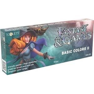 Scale75 Scale75: Fantasy & Games - Paint Set - Basic Colors II