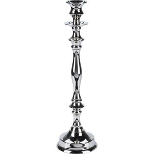 Lumarko Świecznik 36.5cm Srebrny Metalowy