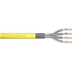 Kabel teleinformatyczny S/FTP kat.7A LS0H drut żółty Dca DK-1743-A-VH-1 /100m/