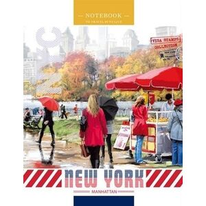 Fresh Notatnik ozdobny 128x165/64K kratka Nowy Jork park
