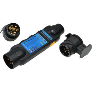 Tester gniazd i wtyczek przyczep + adaptery 13/7 7/13