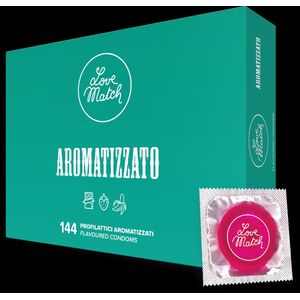 PREZERWATYWY-LOVE MATCH ARROMATIZATO - 144 PACK
