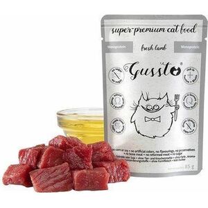 GUSSTO Gussto Saszetka 85g Fresh Lamb /8 Pokarm Dla Kota Z Jagnięciną