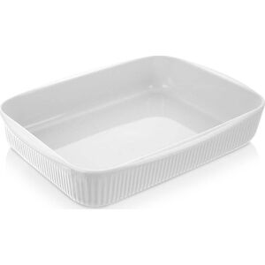 Orion Naczynie forma do zapiekania porcelanowa biała 30,5x24,5x5,5 cm 2,2 l