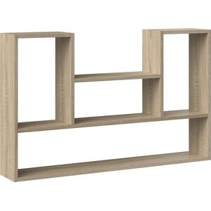 Topeshop REGAŁ WISZĄCY ŚCIENNY PÓŁKI BILBAO 4P DĄB SONOMA