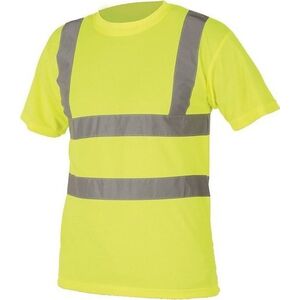 Ardon REF 101/102 - KOSZULKA Z PASAMI ODBLASKOWYMI - 55% bawełna, 45% poliester 150 g/m - Żółty H8901 L