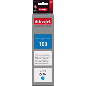 Tusz Activejet Tusz Activejet AE-103C (zamiennik Epson 103 C13T00S24A| Supreme| 70 ml| błękitny)